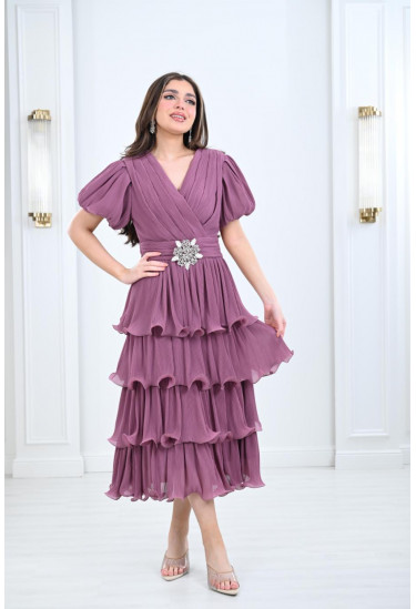 فستان ميدي ادوار انسيابية فستان ميدي ادوار انسيابية