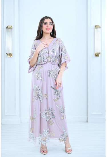 فستان بنمط اكمام الكيمونو