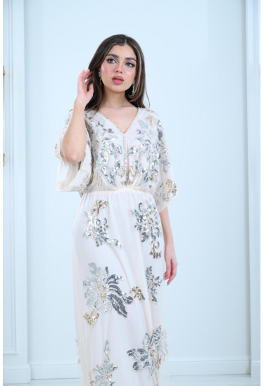 فستان بنمط اكمام الكيمونو