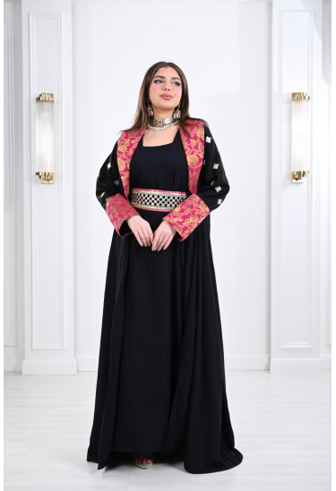 جلابية مغربي بتطريز الختمة 