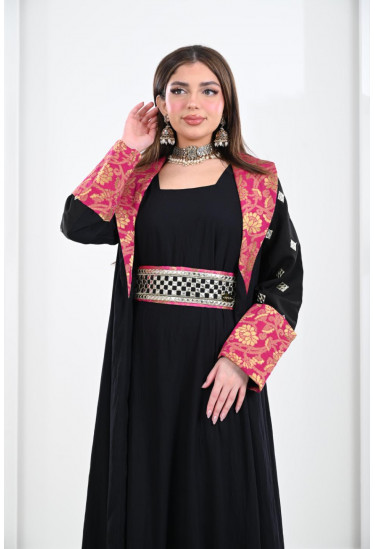 جلابية مغربي بتطريز الختمة 