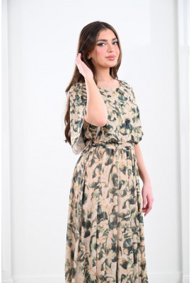 فستان ذات نقوش عصرية فستان ذات نقوش عصرية