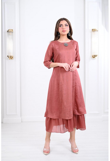 جلابية ميدي بتصميم سيمبل