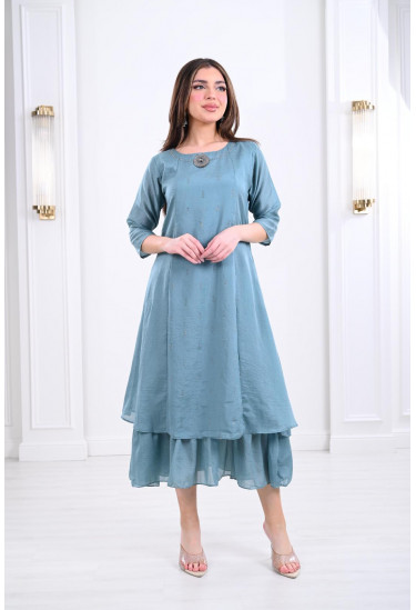 جلابية ميدي بتصميم سيمبل