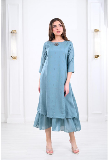 جلابية ميدي بتصميم سيمبل