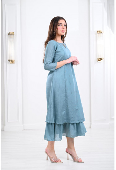 جلابية ميدي بتصميم سيمبل