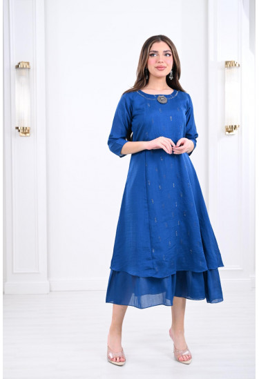 جلابية ميدي بتصميم سيمبل