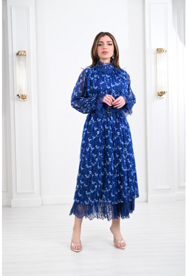 فستان فلوري باساور دانتيل 