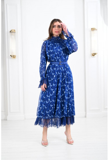 فستان فلوري باساور دانتيل 