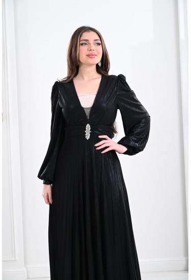 فستان بطلة انسيابية 