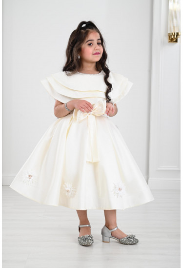 فستان اطفال بطابع الرقي 