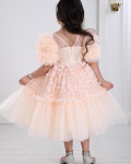 فستان اطفال من الدانتيل الأنيق
