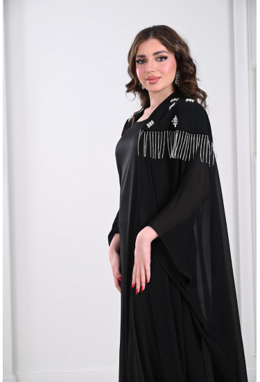 جلابية نسائية بسلاسل فضة 