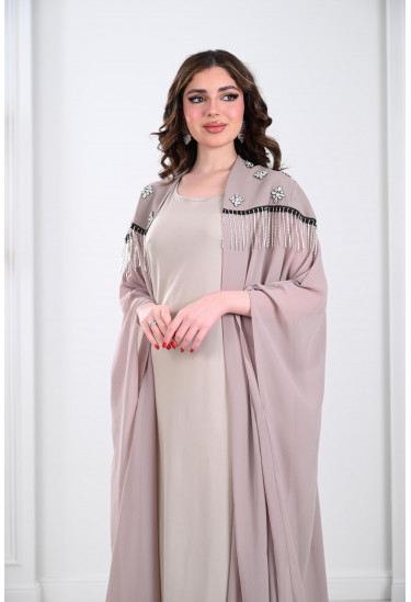 جلابية نسائية بسلاسل فضة 