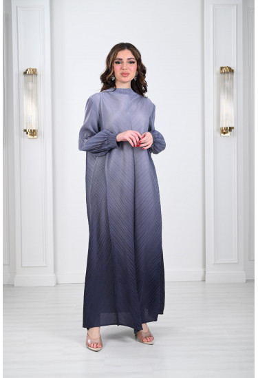 فستان طويل محتشم بالوان مميزة 