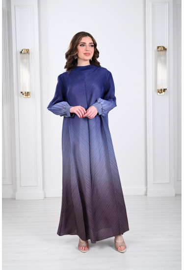 فستان طويل محتشم بالوان مميزة 