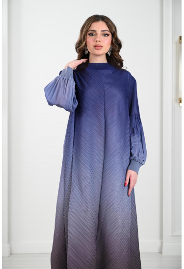 فستان طويل محتشم بالوان مميزة 