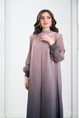 فستان طويل محتشم بالوان مميزة 