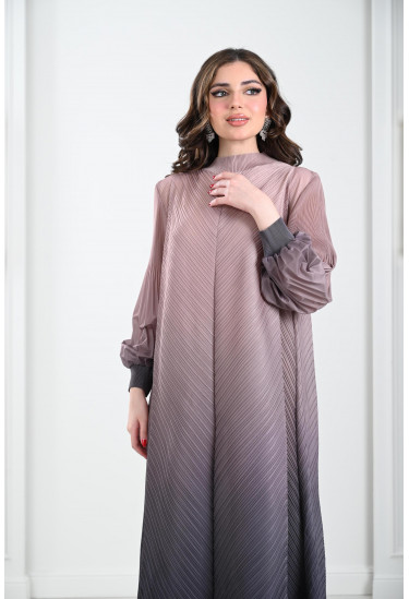 فستان طويل محتشم بالوان مميزة 