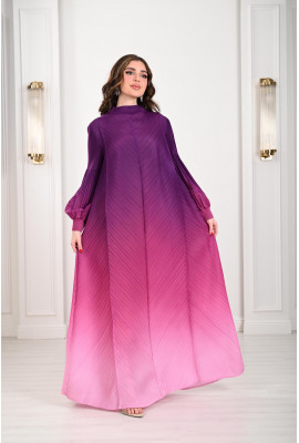 فستان طويل محتشم بالوان مميزة 