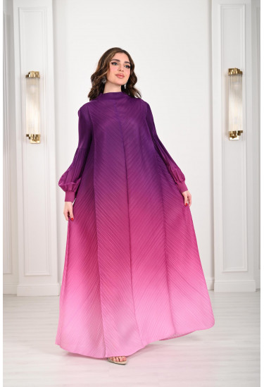 فستان طويل محتشم بالوان مميزة 