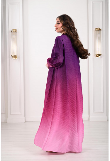 فستان طويل محتشم بالوان مميزة 