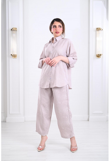 طقم صيفي بنسيج مميز 