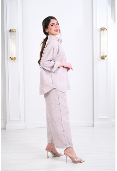 طقم صيفي بنسيج مميز 