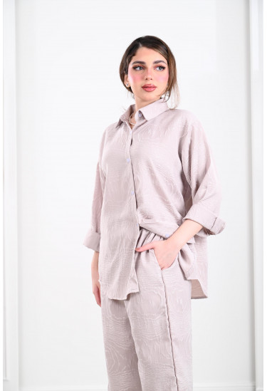 طقم صيفي بنسيج مميز 