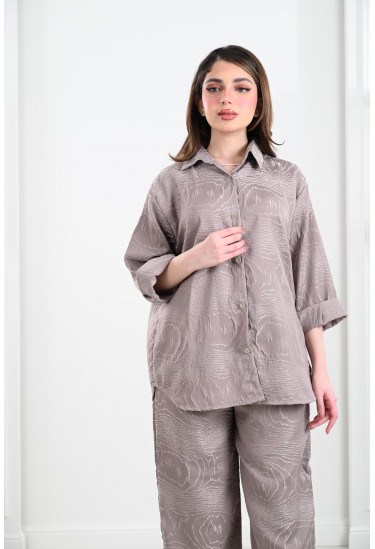 طقم صيفي بنسيج مميز 