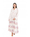 فستان نسائي بطباعات زهور ملونه فستان نسائي بطباعات زهور ملونه
