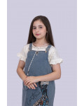 فستان جينز أنيق بتصميم عصري ولمسة فنية فستان جينز أنيق بتصميم عصري ولمسة فنية