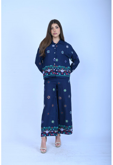 طقم نسائي 2 قطعة مطرز طقم نسائي 2 قطعة مطرز