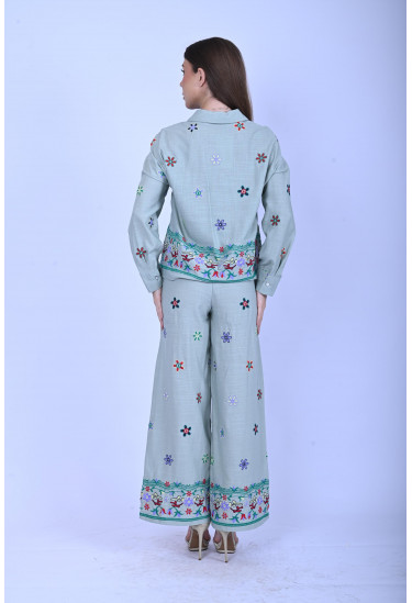 طقم نسائي 2 قطعة مطرز طقم نسائي 2 قطعة مطرز