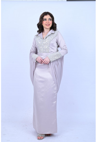 فستان سهرة أنيق بلمسة عصرية فاخرة