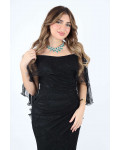 فستان سهرة مكشوف الأكتاف فستان سهرة مكشوف الأكتاف