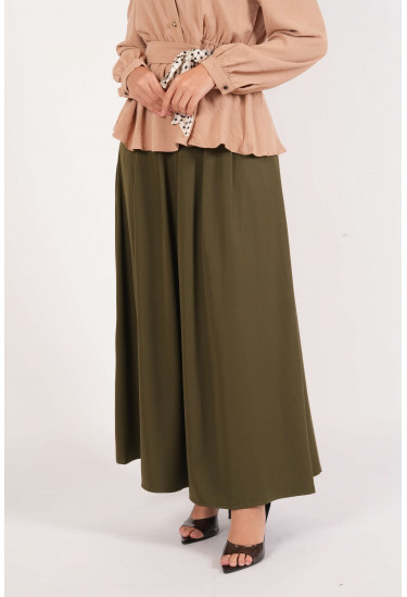 تنورة نسائية كلوش بحزام تنورة نسائية كلوش بحزام