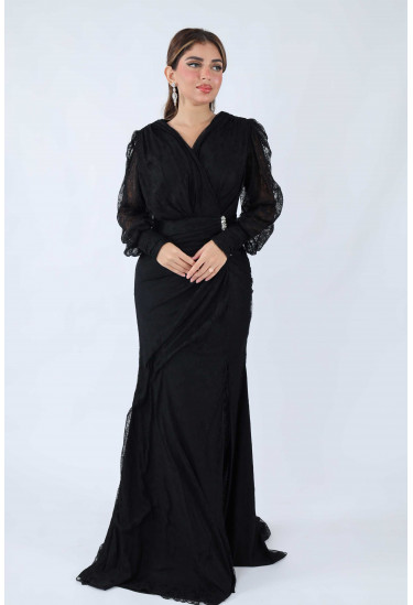 فستان سهرة بطلة جذابة 