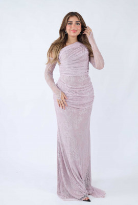 فستان سهرة دانتيل فاخر