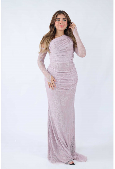 فستان سهرة دانتيل فاخر