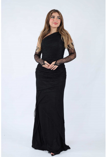 فستان سهرة دانتيل فاخر