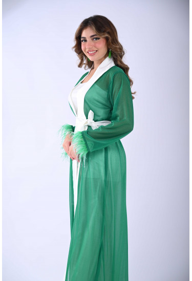 جلابية عصرية لأطلالة اليوم الوطني