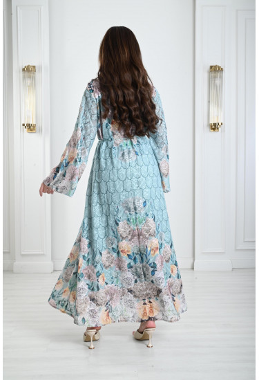 جلابيات نسائية بنقوشات من الزهور