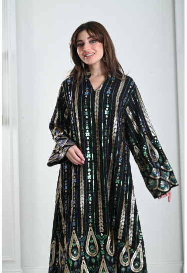 جلابيات نسائية طويلة مطرزة