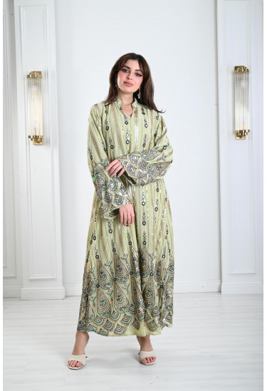 جلابيات نسائية طويلة مطرزة