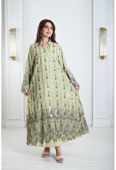 جلابيات نسائية طويلة مطرزة