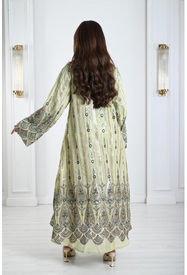 جلابيات نسائية طويلة مطرزة