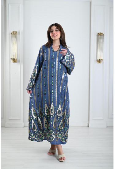 جلابيات نسائية طويلة مطرزة