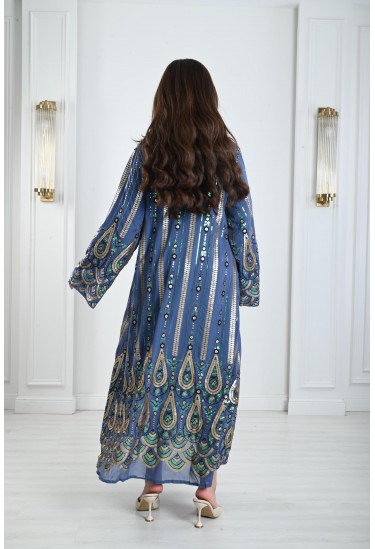 جلابيات نسائية طويلة مطرزة