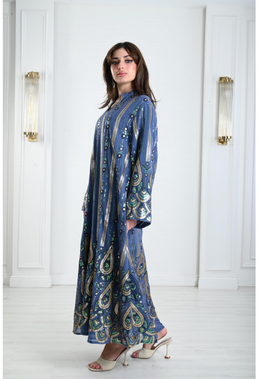 جلابيات نسائية طويلة مطرزة